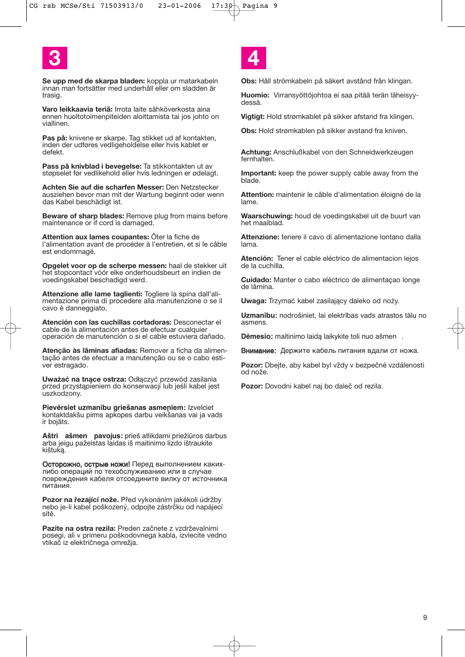 Stiga 50 EL User Manual | Page 11 / 15