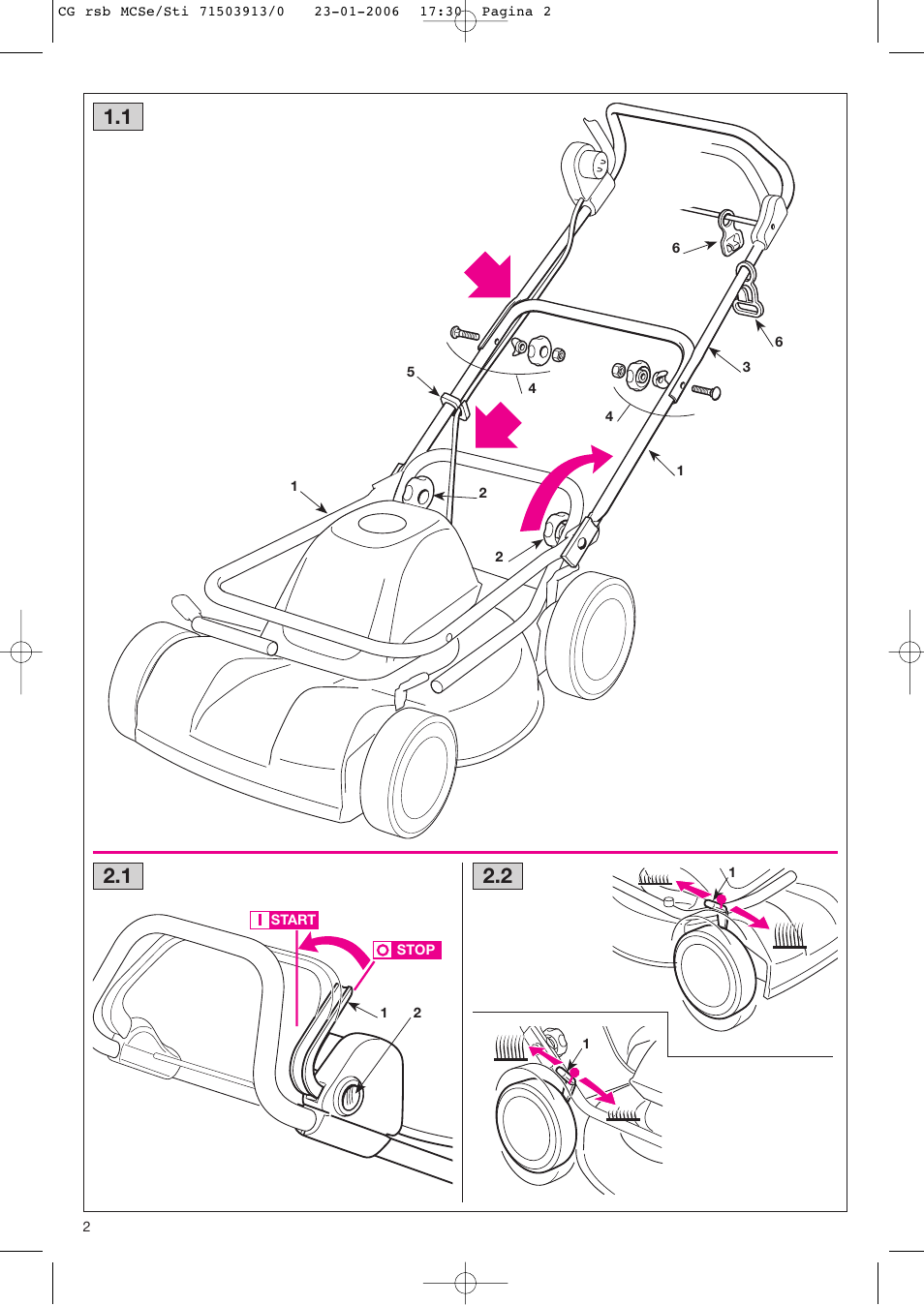 Stiga 50 EL User Manual | Page 4 / 15