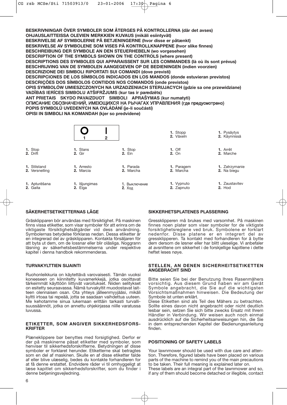 Stiga 50 EL User Manual | Page 8 / 15