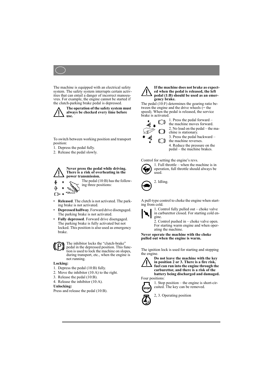 English | Stiga 8211-0072-80 User Manual | Page 12 / 18