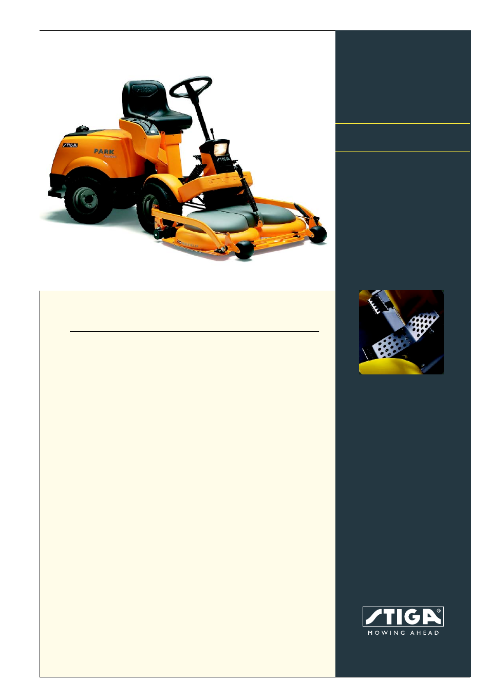 Stiga PARK PRESIDENT 13-6113-14 User Manual | 2 pages