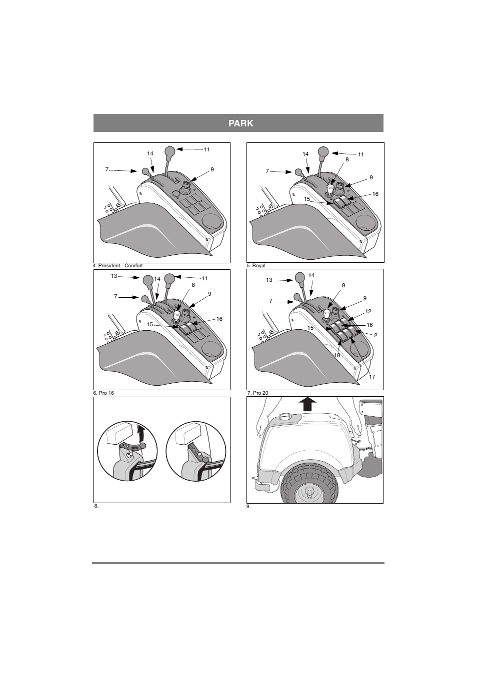 Park | Stiga PARK PRO 20 User Manual | Page 3 / 16