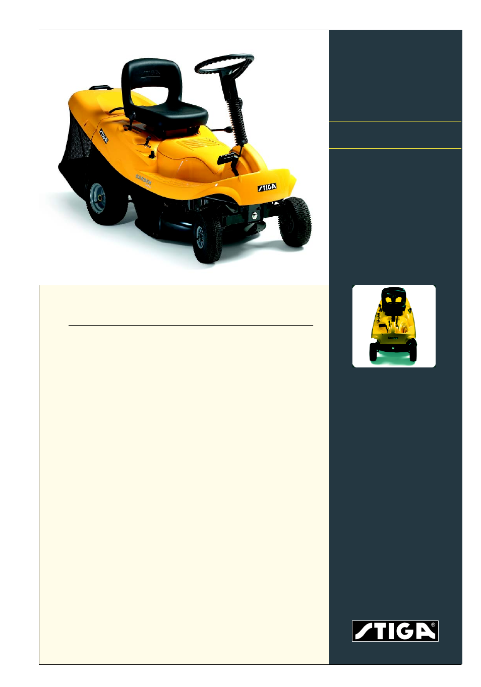 Stiga GARDEN COMPACT E 13-2502-17 User Manual | 2 pages