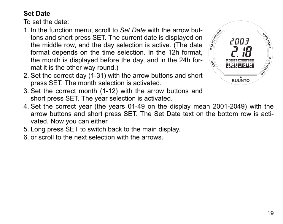 SUUNTO X3HR User Manual | Page 21 / 40