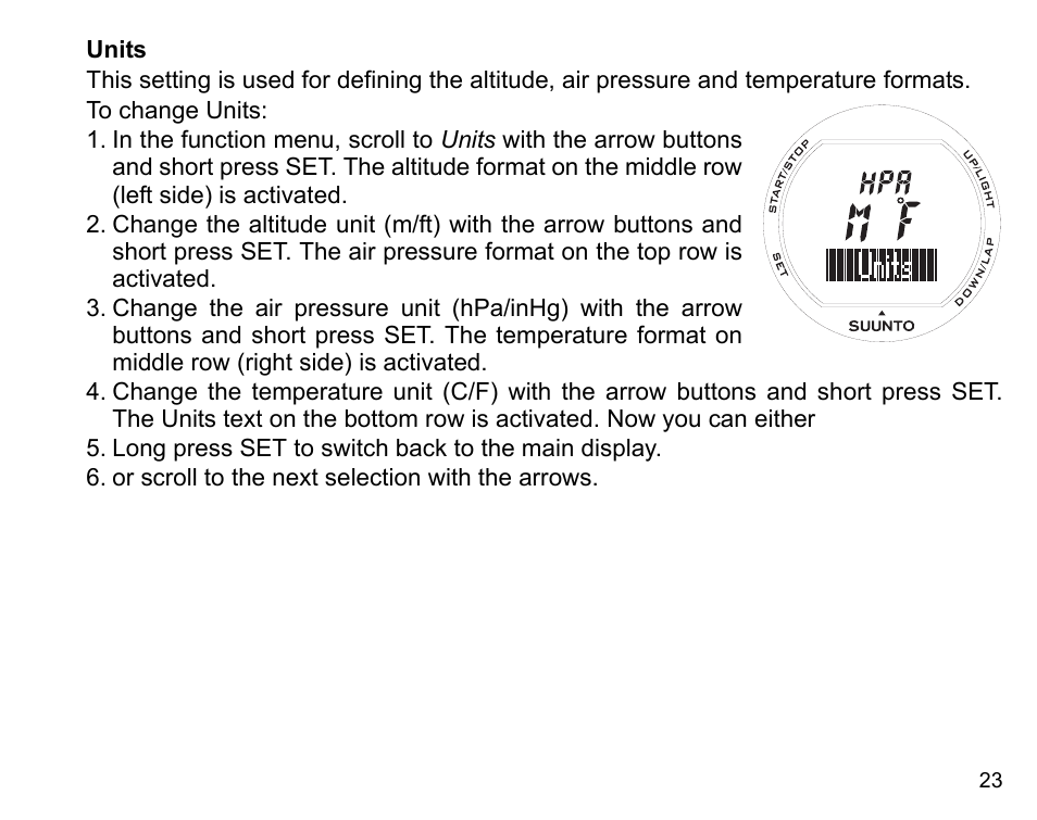 SUUNTO X3HR User Manual | Page 25 / 40