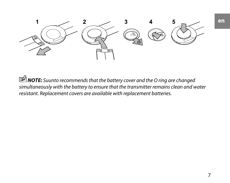 SUUNTO Heart Rate Transmitter Belts Comfort Belt User Manual | Page 7 / 12