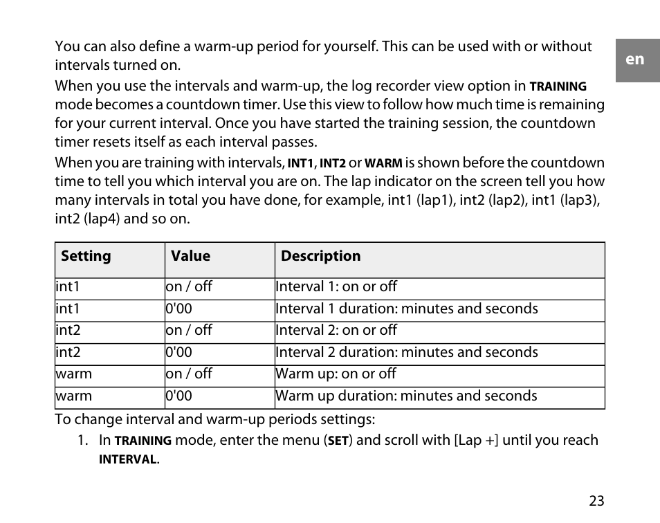 SUUNTO t3c User Manual | Page 24 / 49