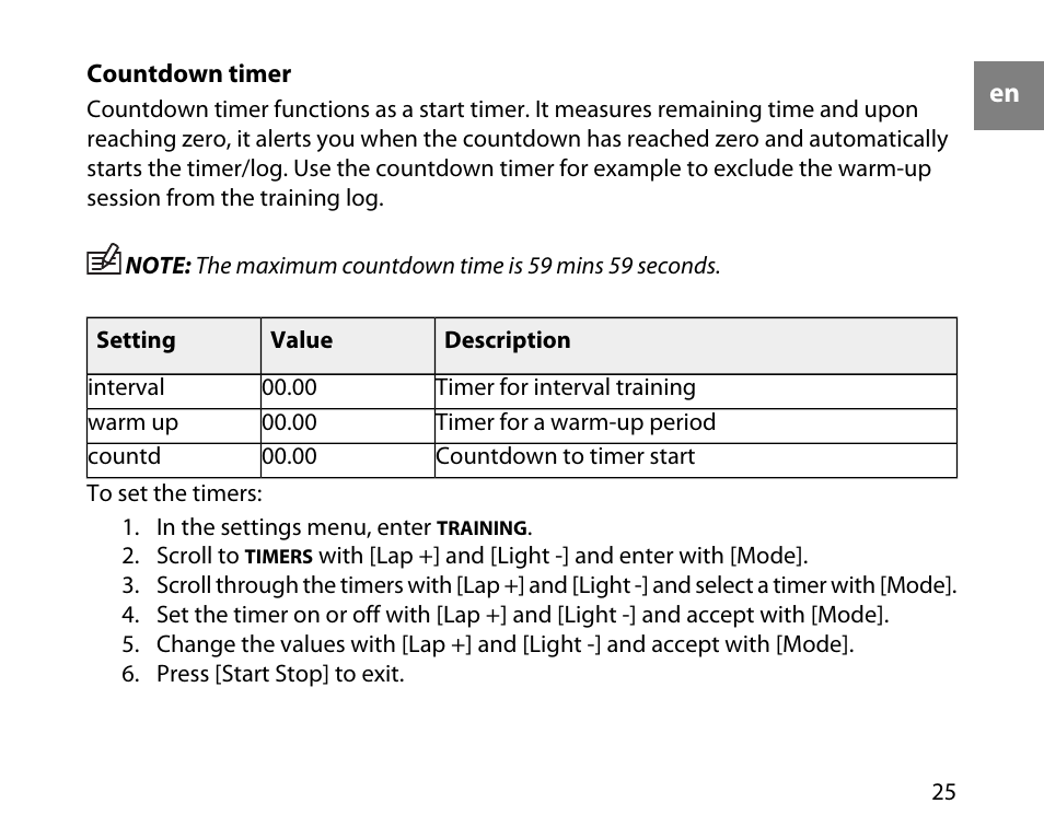 SUUNTO T6C User Manual | Page 26 / 52