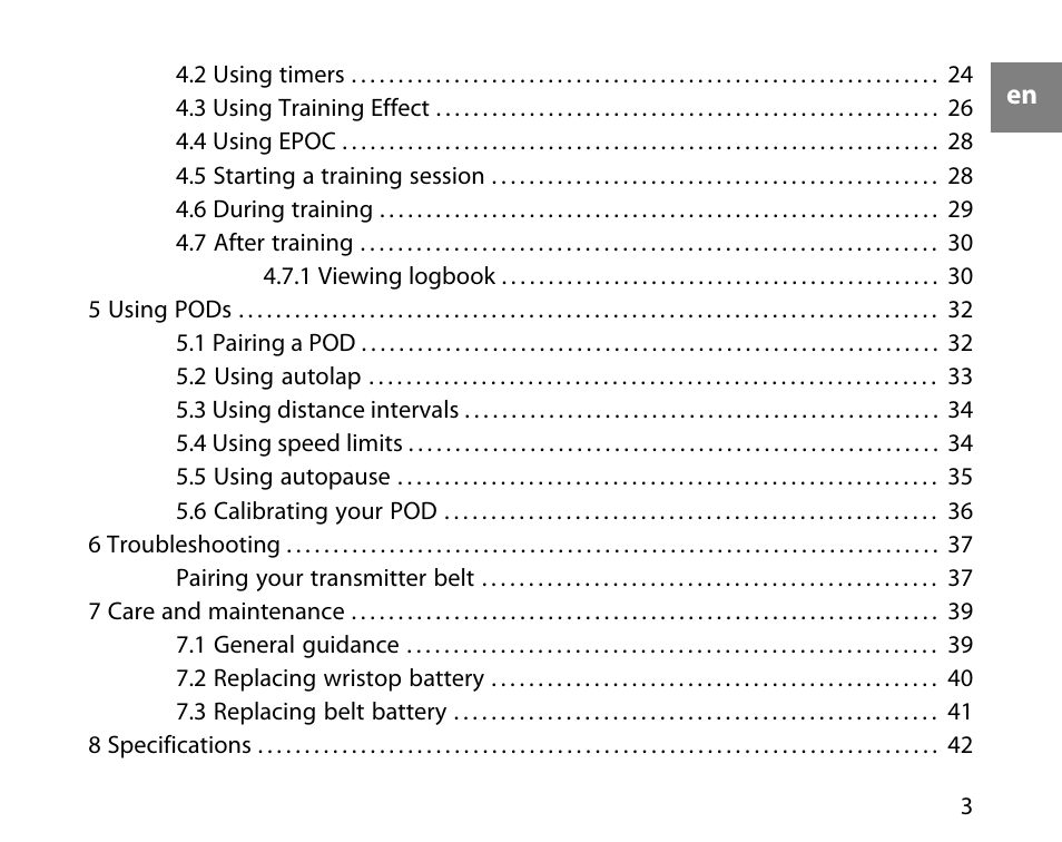 SUUNTO T6C User Manual | Page 4 / 52