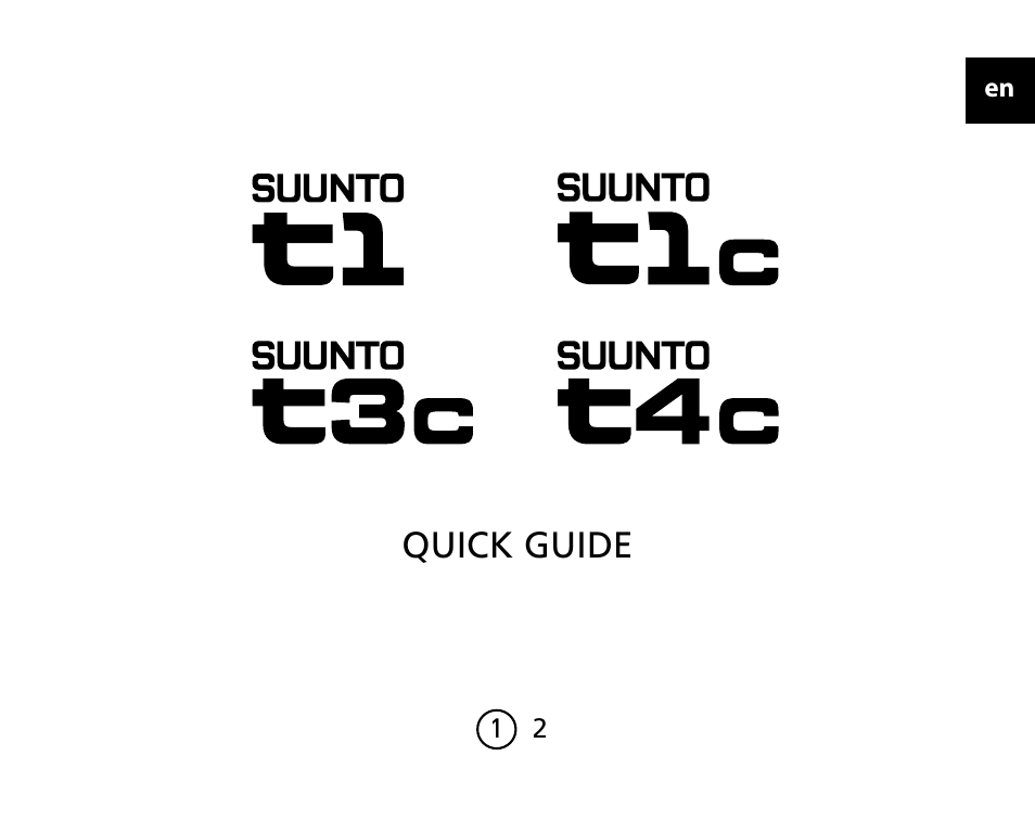 SUUNTO t4c User Manual | 12 pages