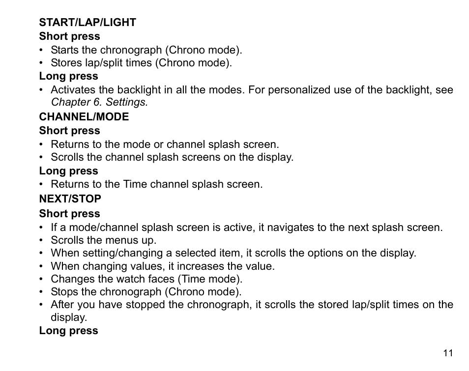 SUUNTO n6HR User Manual | Page 11 / 64