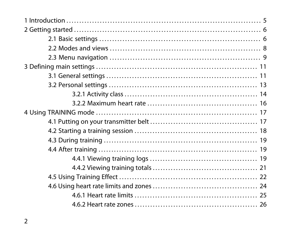 SUUNTO t3d User Manual | Page 3 / 54