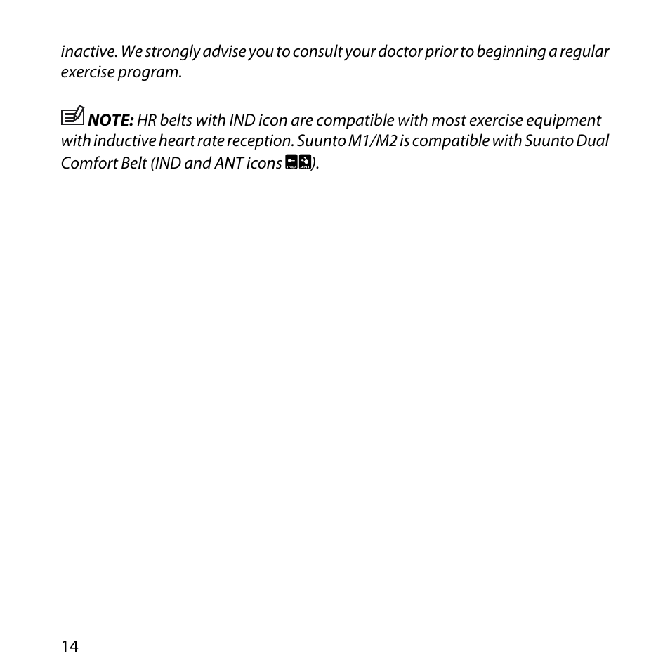 SUUNTO M1 User Manual | Page 14 / 35
