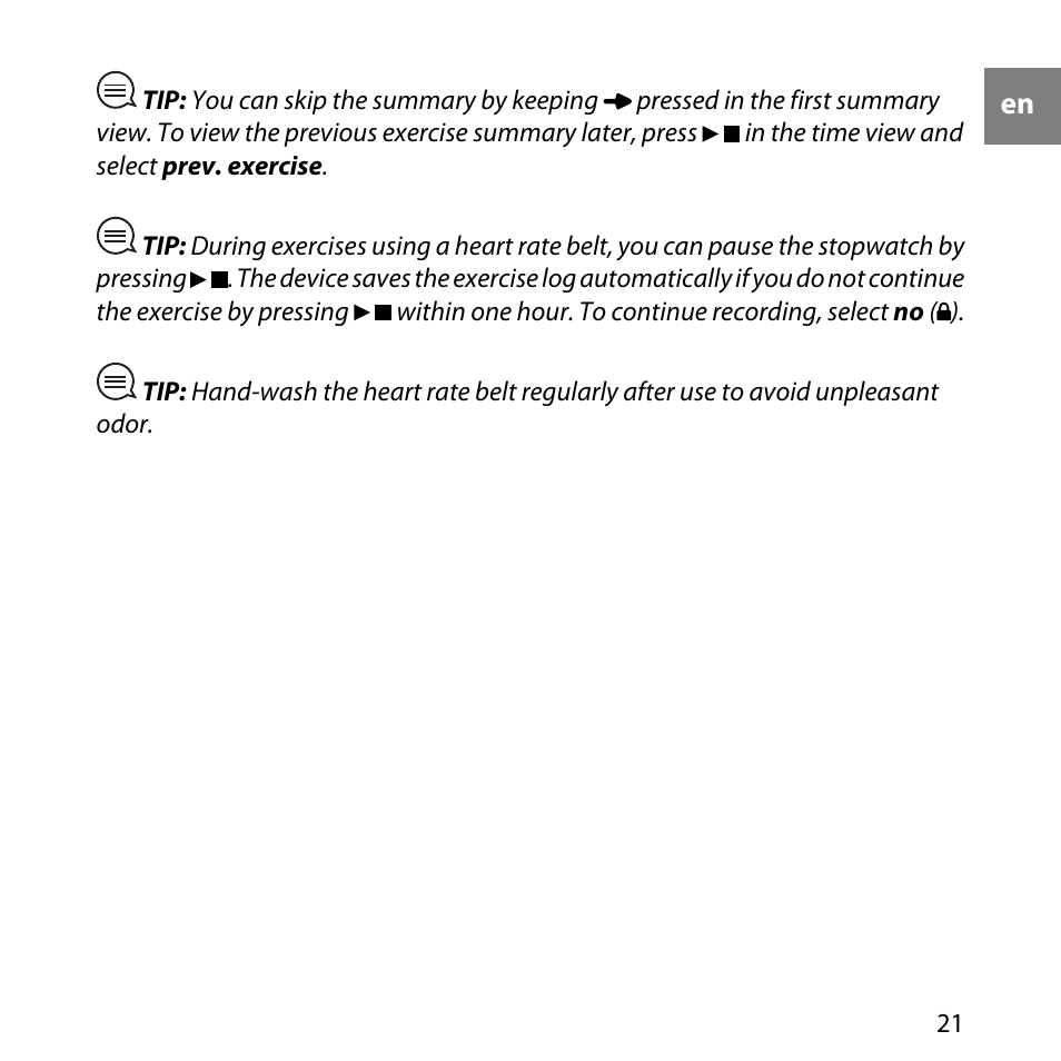 SUUNTO M1 User Manual | Page 21 / 35