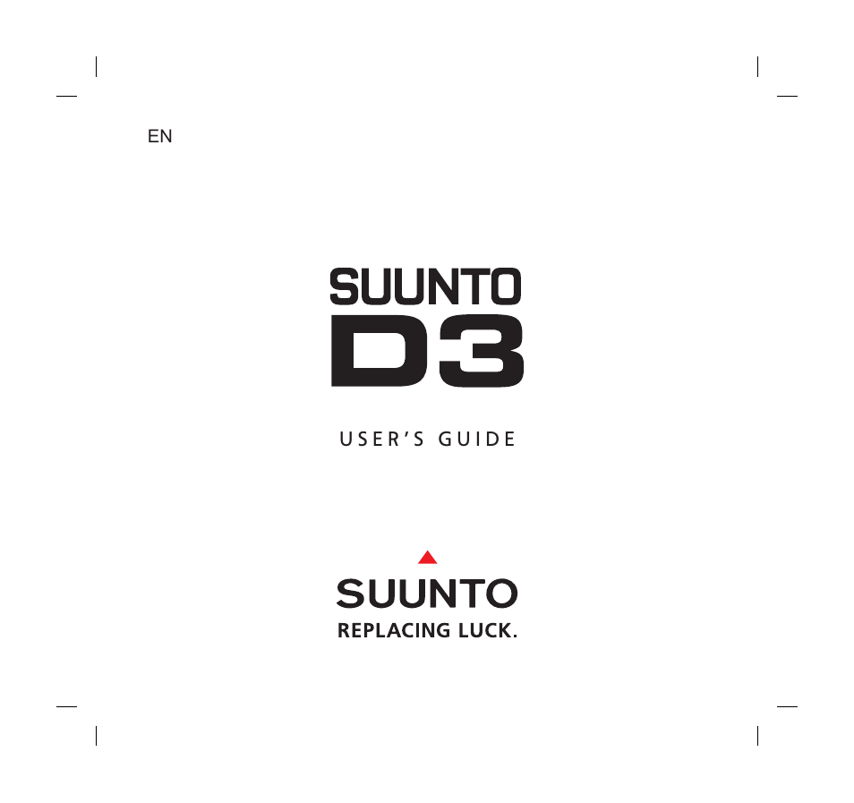 SUUNTO D3 User Manual | 86 pages