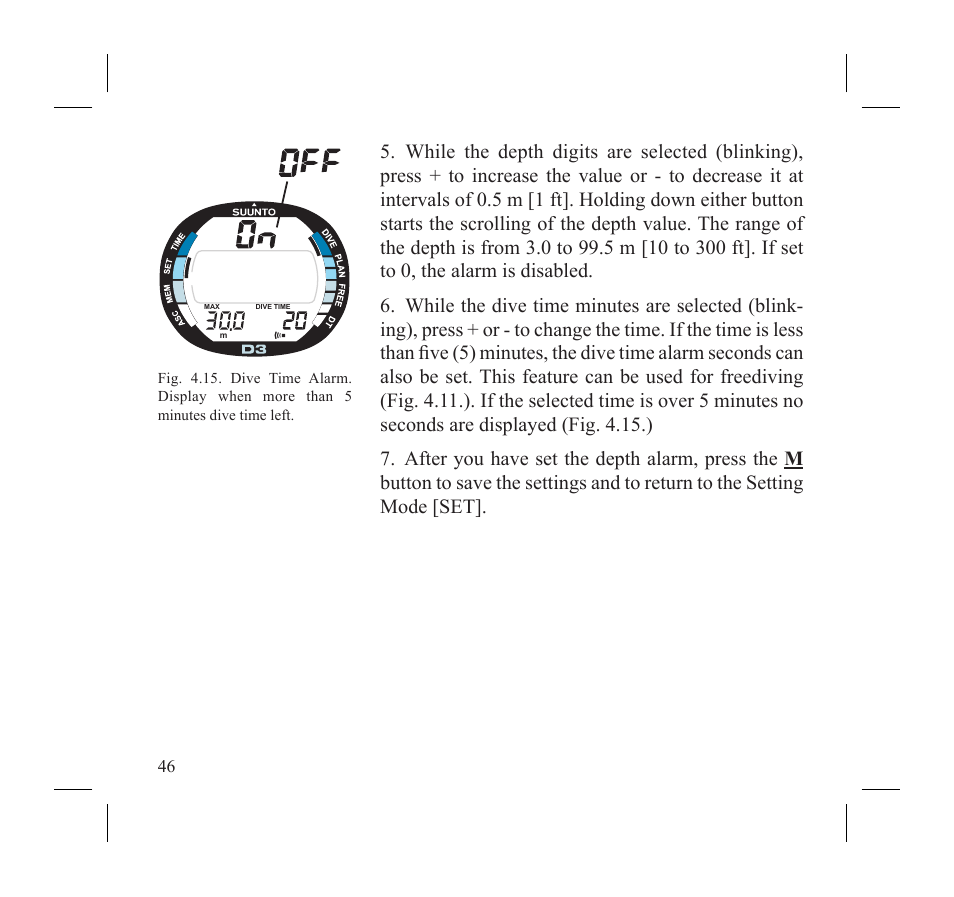 SUUNTO D3 User Manual | Page 48 / 86