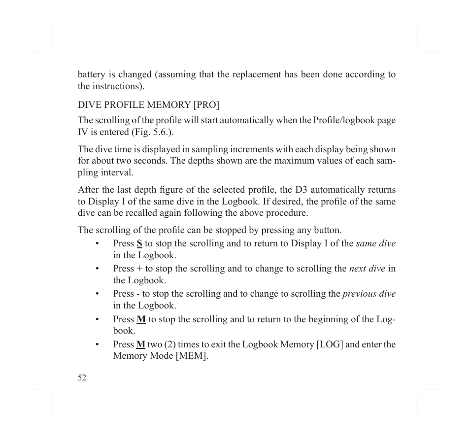 SUUNTO D3 User Manual | Page 54 / 86