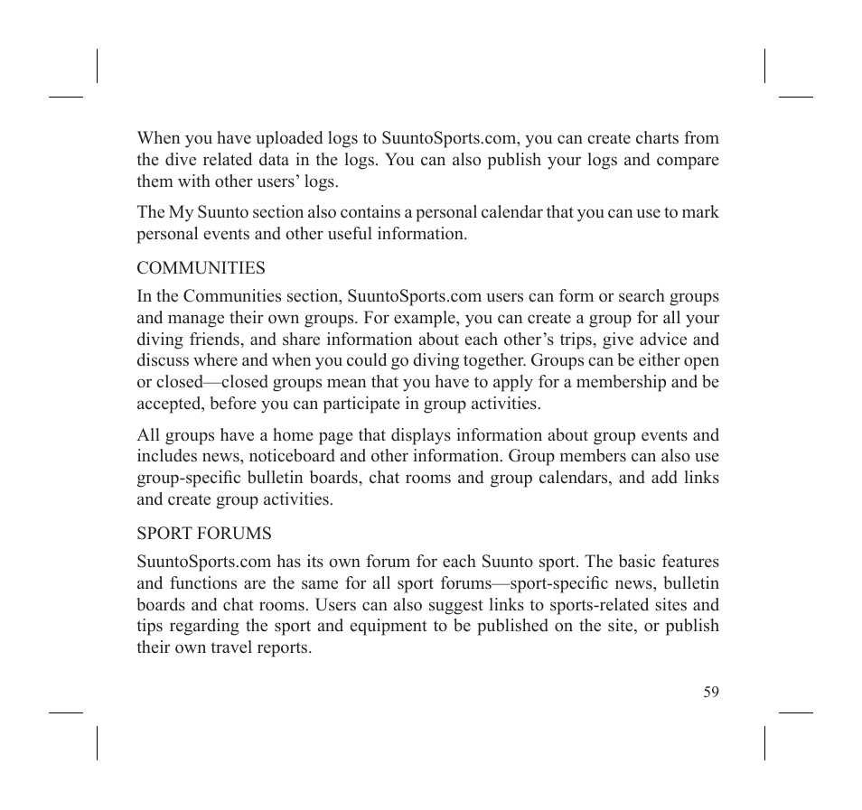 SUUNTO D3 User Manual | Page 61 / 86