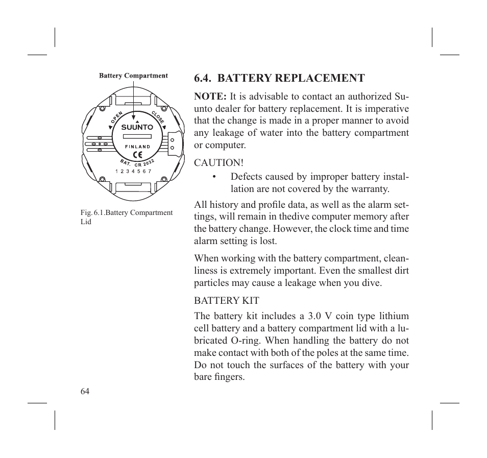 SUUNTO D3 User Manual | Page 66 / 86