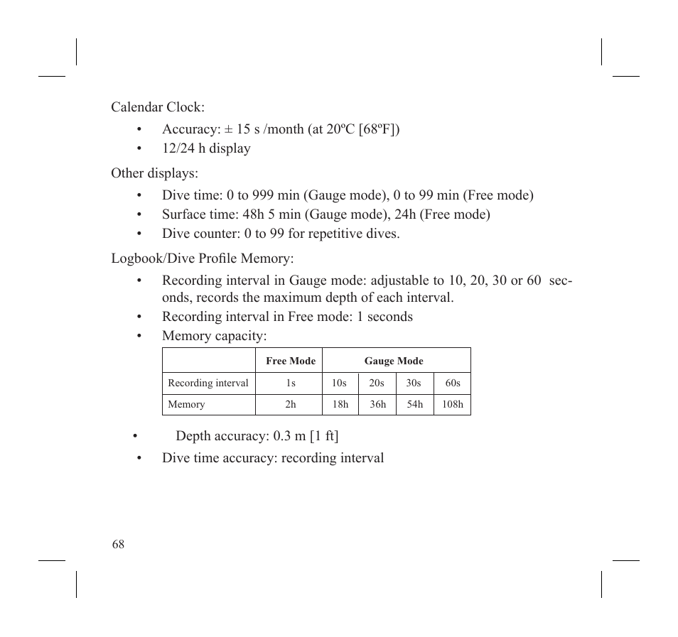 SUUNTO D3 User Manual | Page 70 / 86