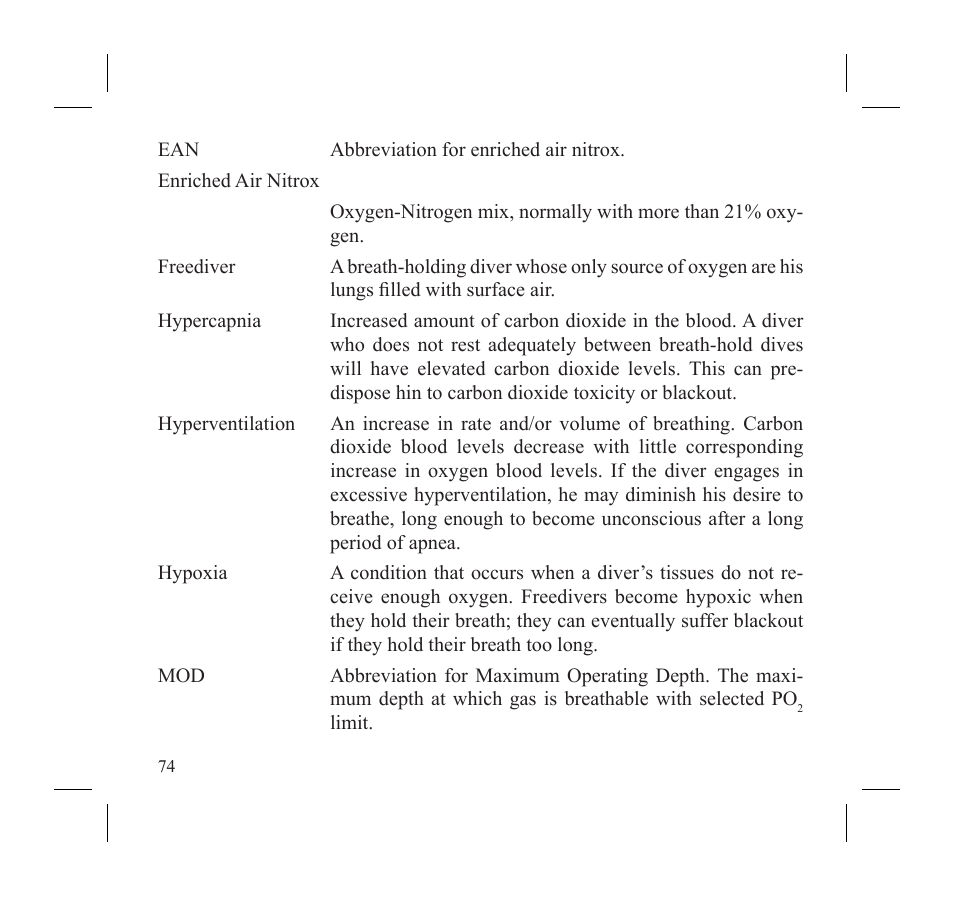 SUUNTO D3 User Manual | Page 76 / 86