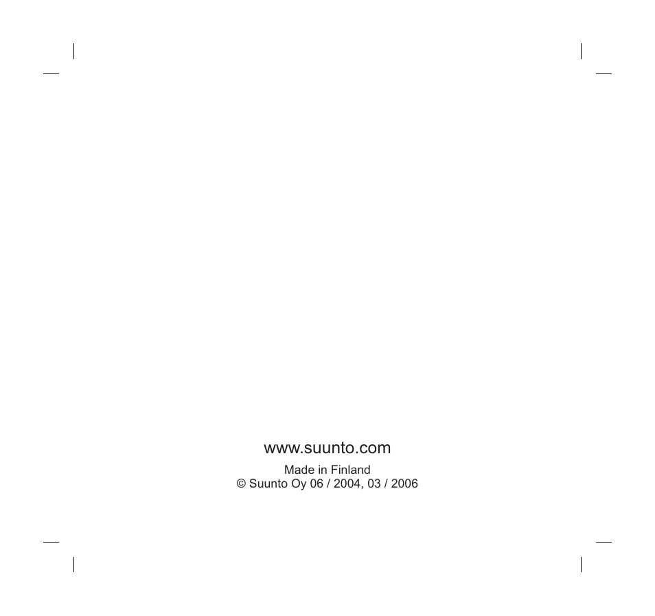 SUUNTO D3 User Manual | Page 86 / 86