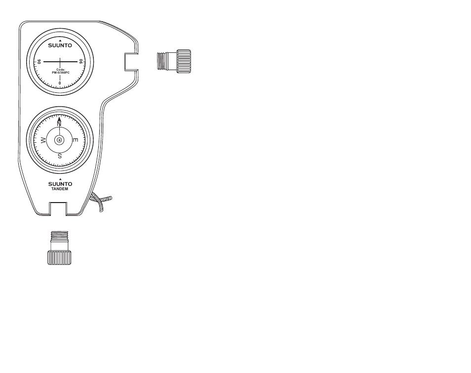 Tandemin puhdistaminen, Kuva 2. silmäkappaleen irrottaminen | SUUNTO Tandem User Manual | Page 100 / 131