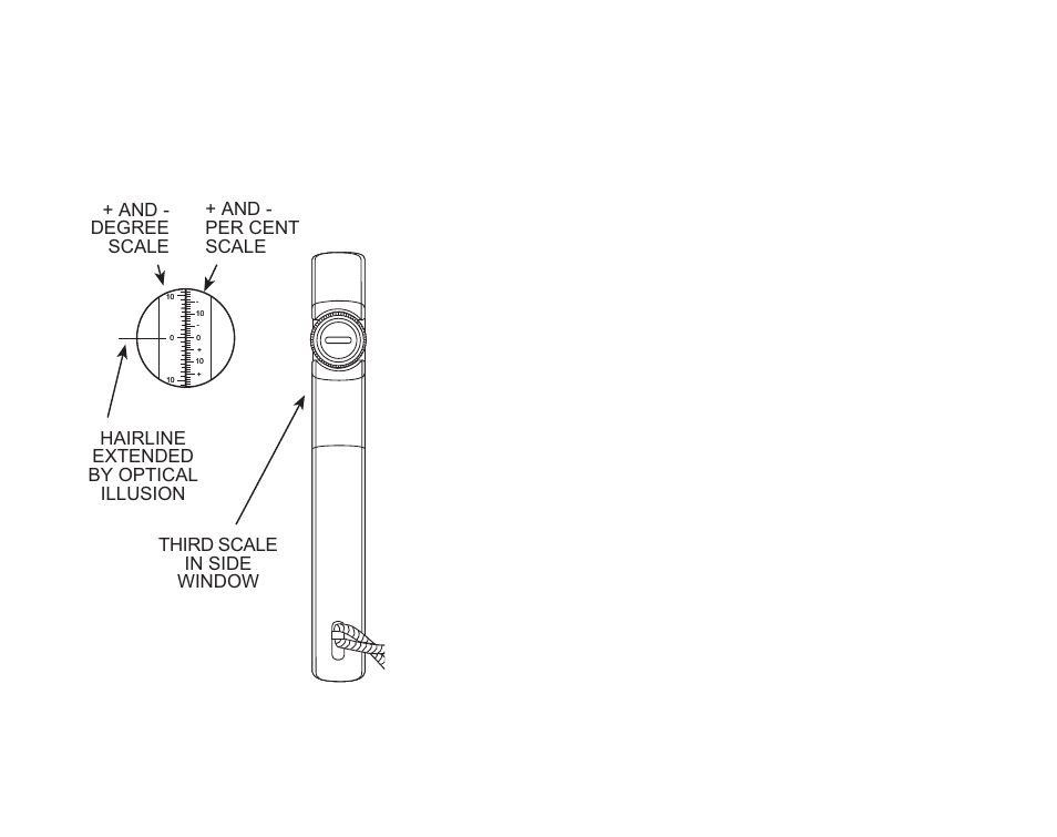 Fig. 7. the hairline indicates the reading | SUUNTO Tandem User Manual | Page 13 / 131
