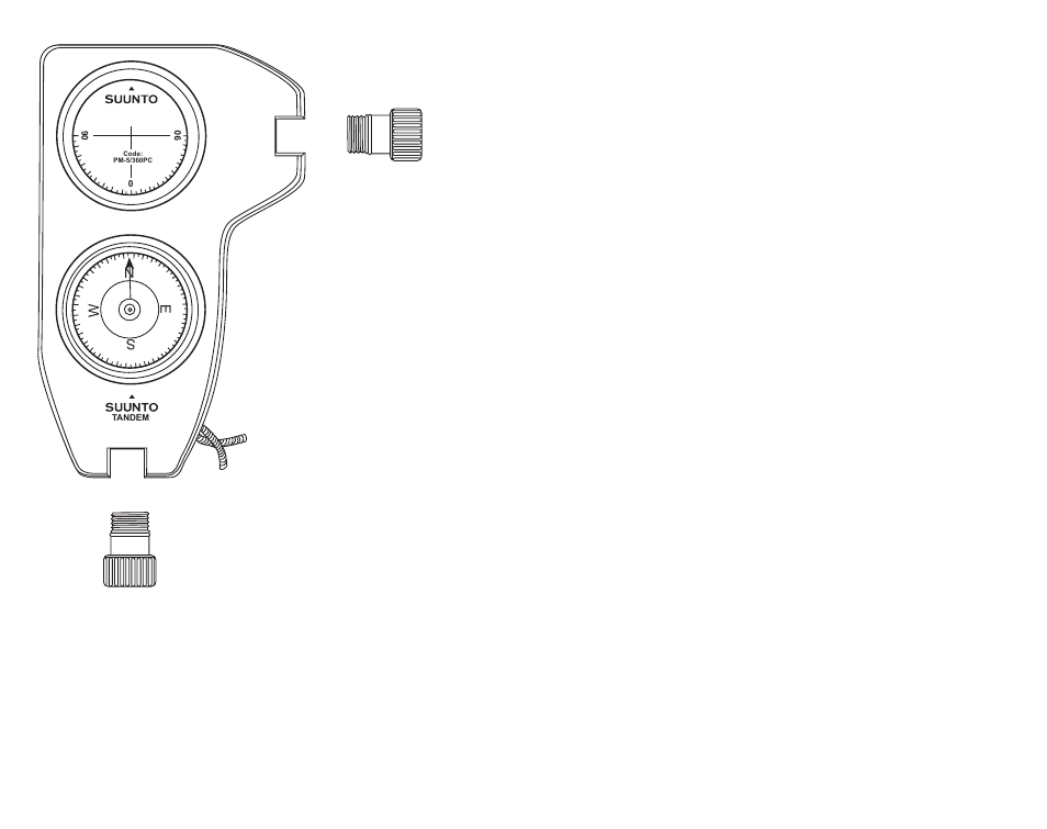 Nettoyage de tandem, Fig. 2. l'oculaire mobile se dévisse en tournant | SUUNTO Tandem User Manual | Page 24 / 131