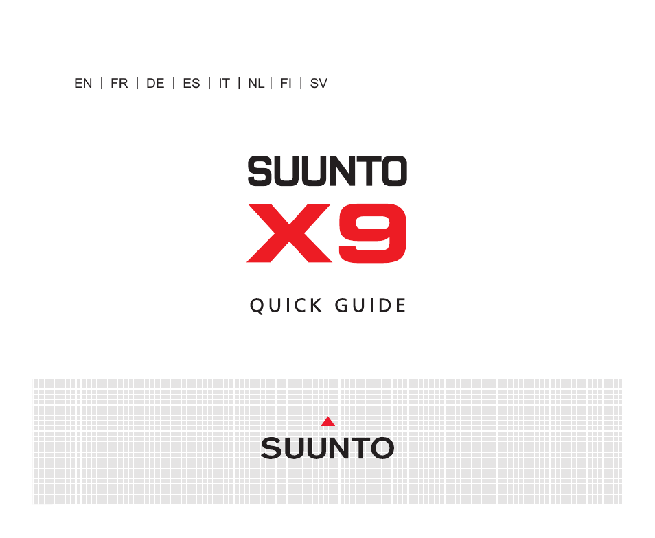 SUUNTO X9 User Manual | 286 pages