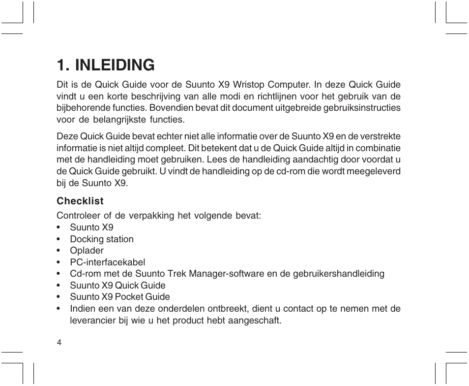 Inleiding | SUUNTO X9 User Manual | Page 180 / 286