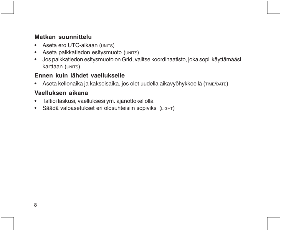 SUUNTO X9 User Manual | Page 220 / 286