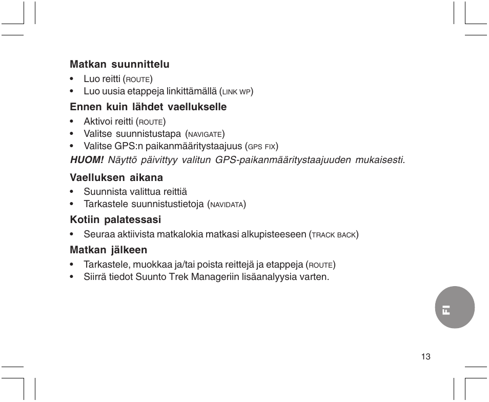 SUUNTO X9 User Manual | Page 225 / 286
