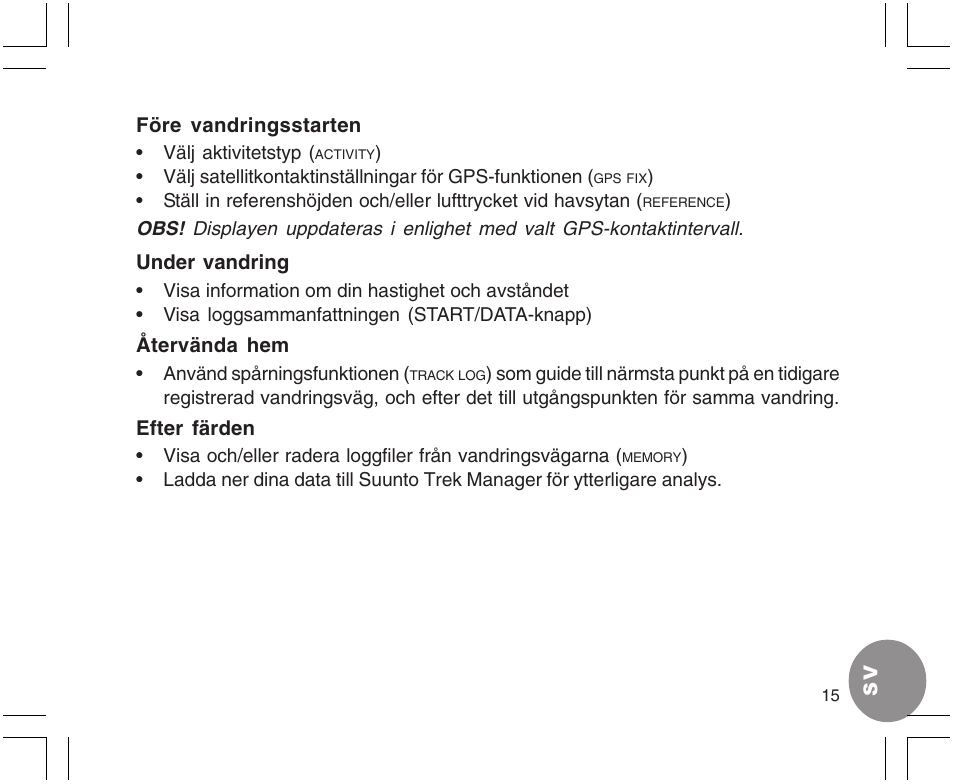 SUUNTO X9 User Manual | Page 261 / 286