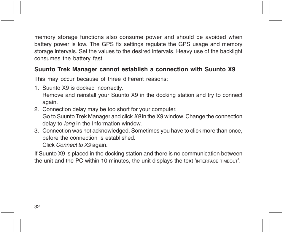 SUUNTO X9 User Manual | Page 32 / 286