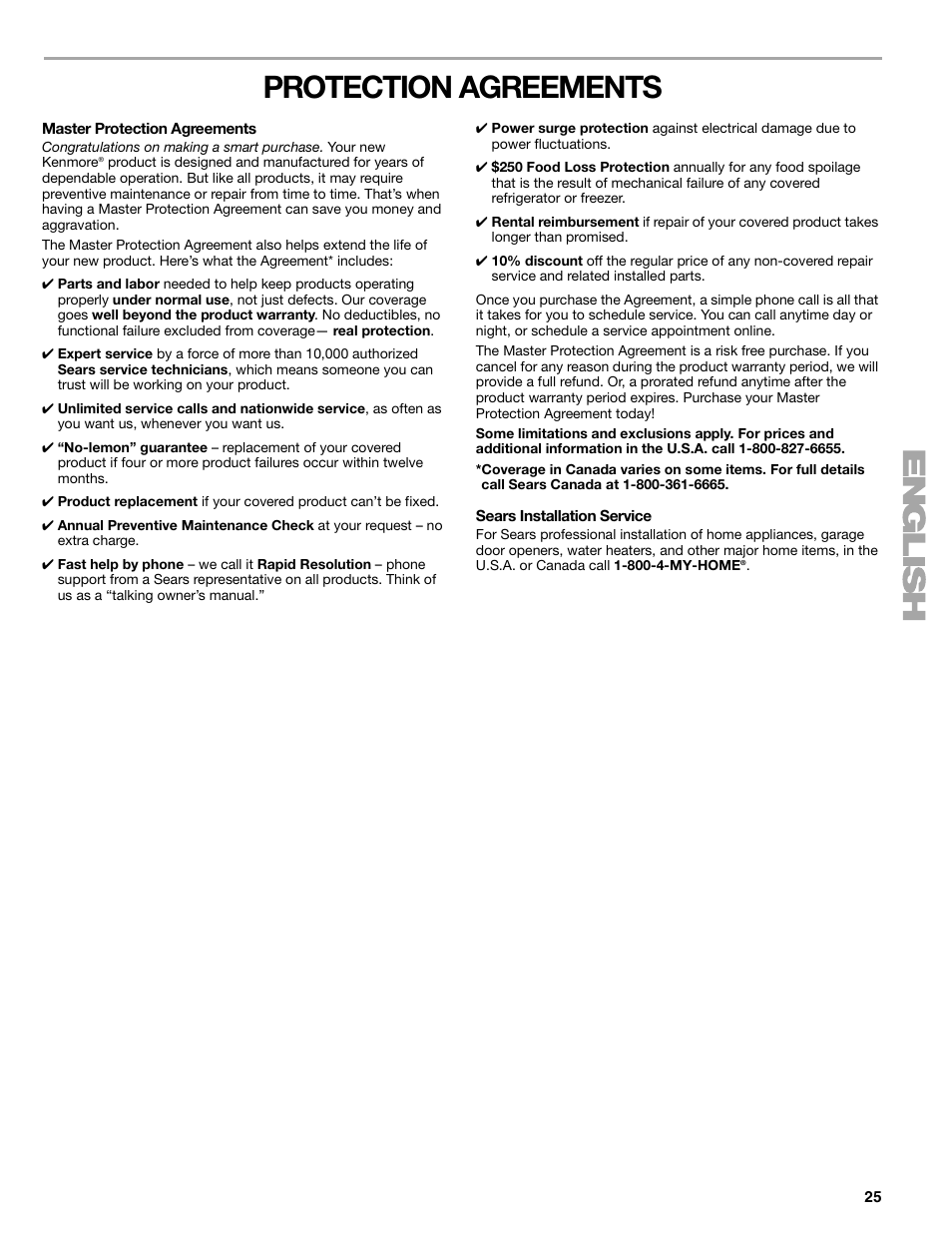 Protection agreements | SUUNTO 110.9772 User Manual | Page 25 / 56