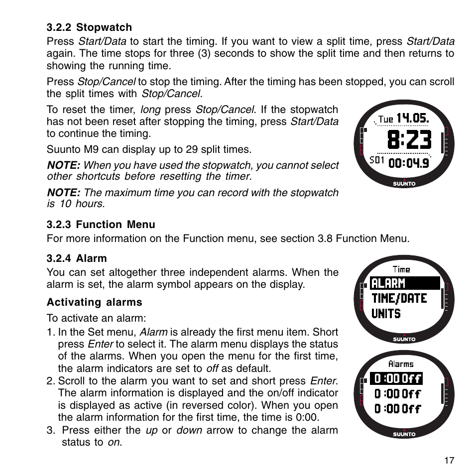 SUUNTO M9_en.p65 User Manual | Page 17 / 79