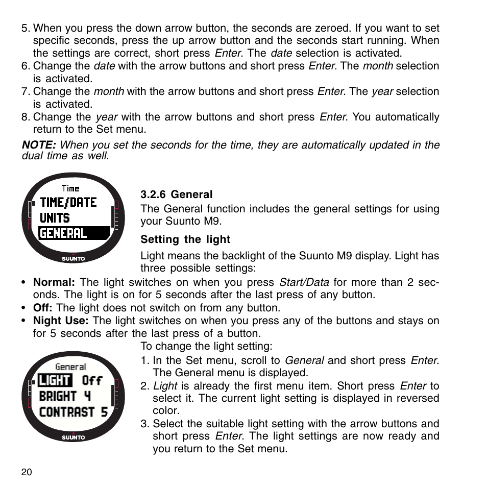 6 general | SUUNTO M9_en.p65 User Manual | Page 20 / 79