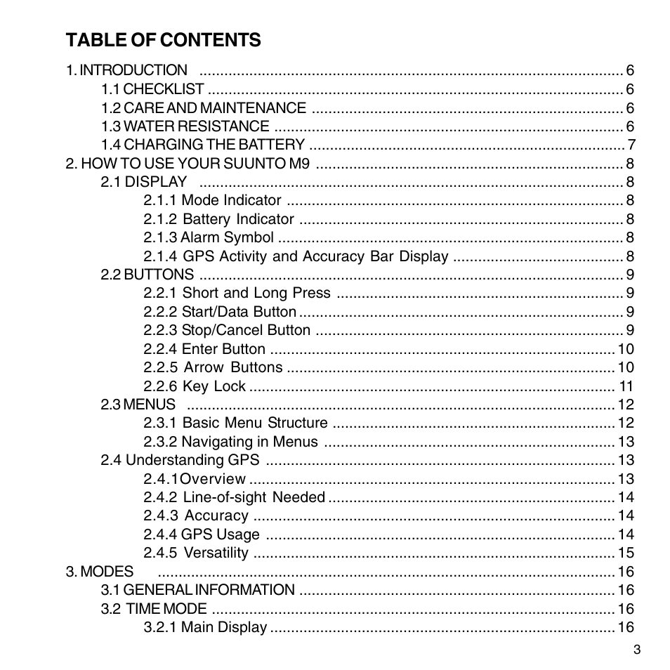 SUUNTO M9_en.p65 User Manual | Page 3 / 79