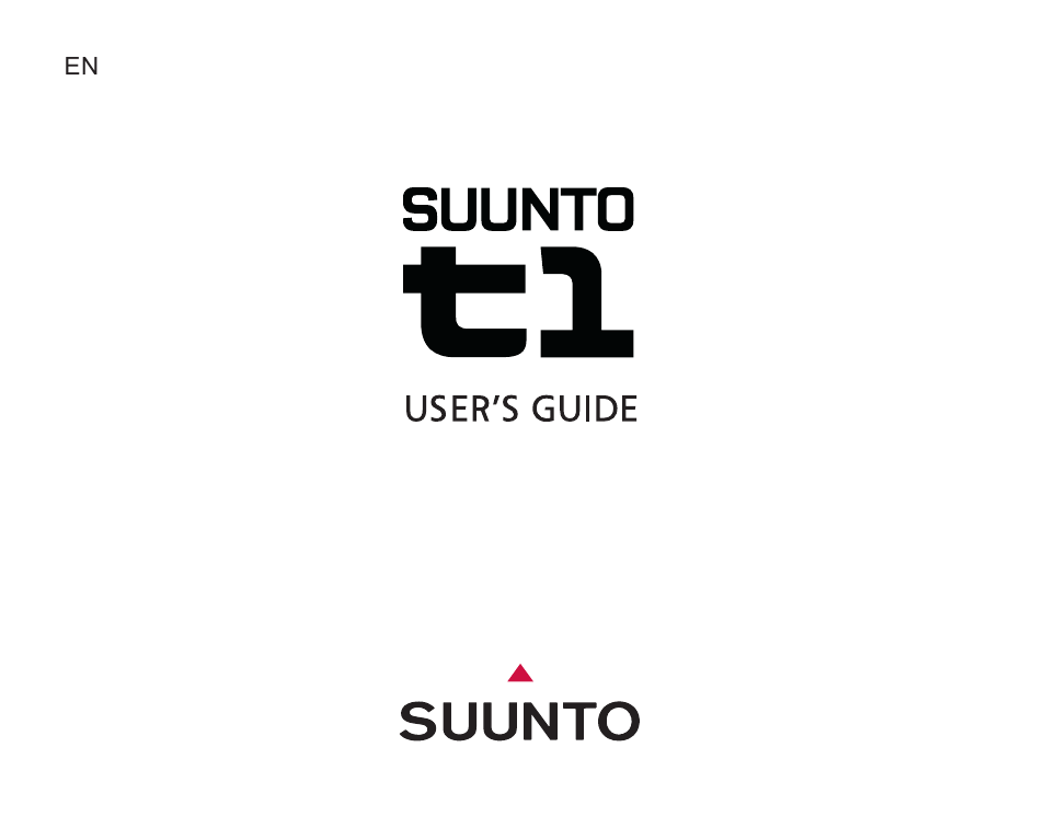 SUUNTO t1 User Manual | 40 pages