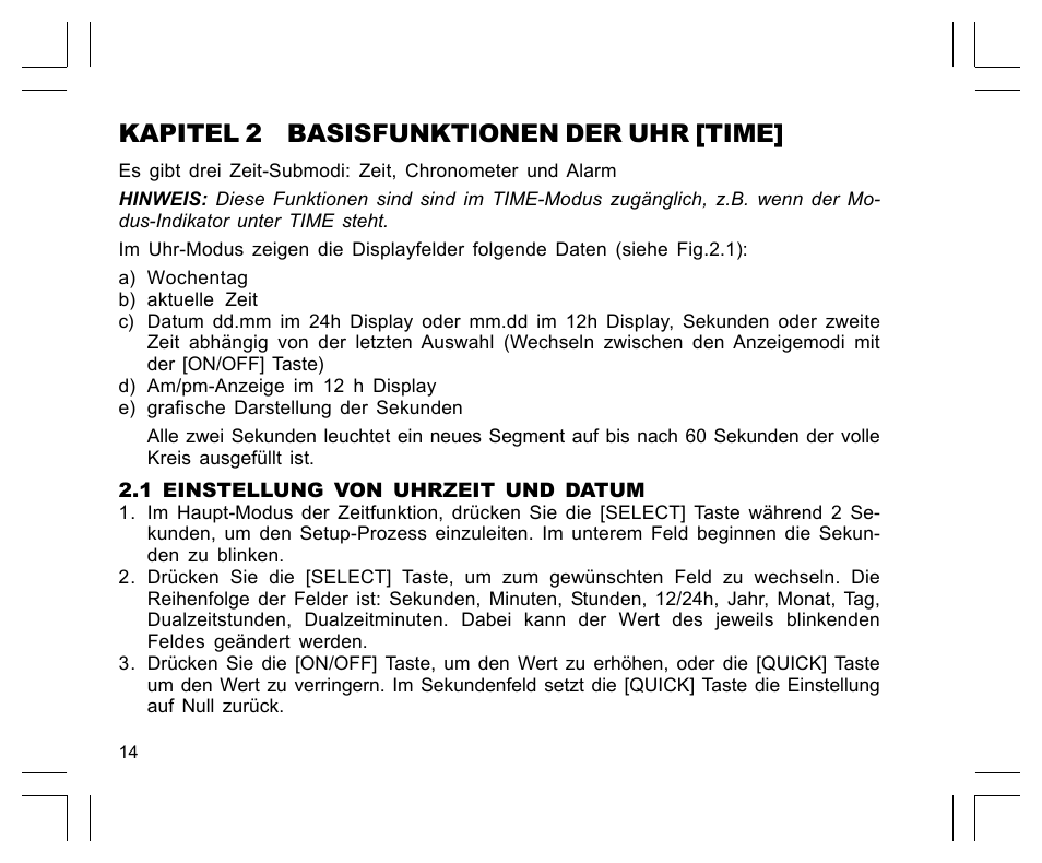 Kapitel 2 basisfunktionen der uhr [time | SUUNTO EN | FR | DE | ES | IT | NL | FI | SV User Manual | Page 100 / 352