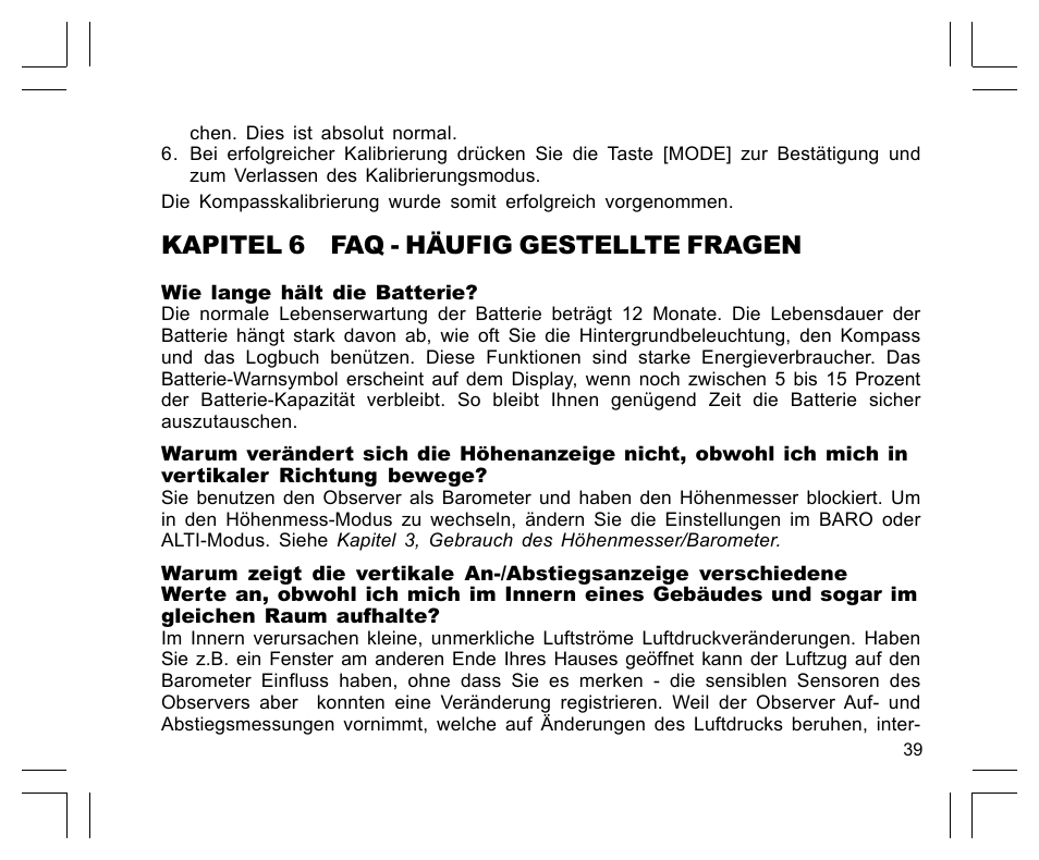 Kapitel 6 faq - häufig gestellte fragen | SUUNTO EN | FR | DE | ES | IT | NL | FI | SV User Manual | Page 125 / 352