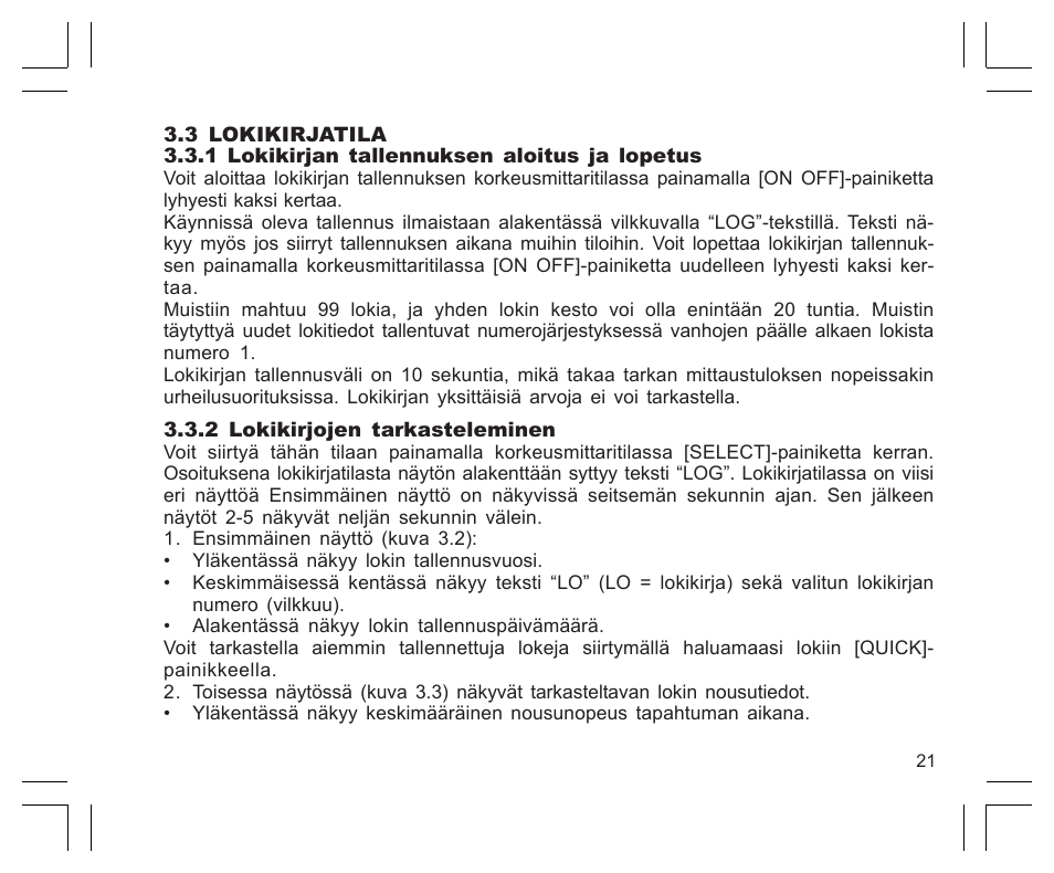 SUUNTO EN | FR | DE | ES | IT | NL | FI | SV User Manual | Page 285 / 352