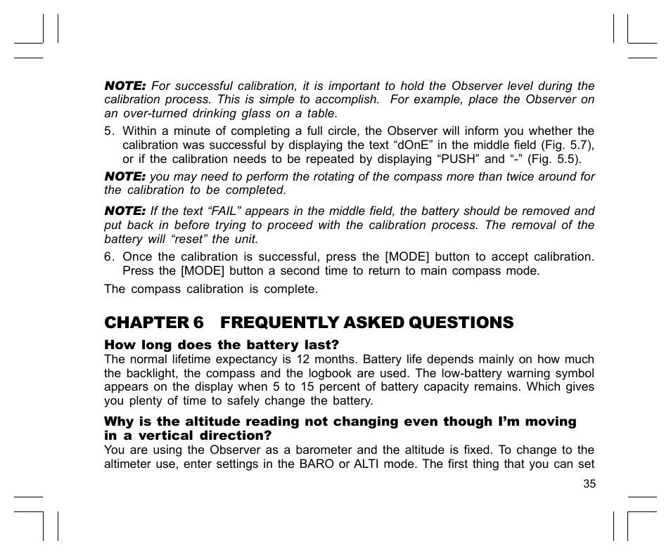 Chapter 6 frequently asked questions | SUUNTO EN | FR | DE | ES | IT | NL | FI | SV User Manual | Page 39 / 352