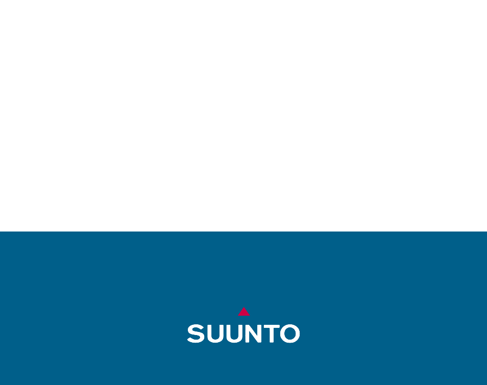 SUUNTO MARINER | REGATTA | YACHTSMAN User Manual | 288 pages