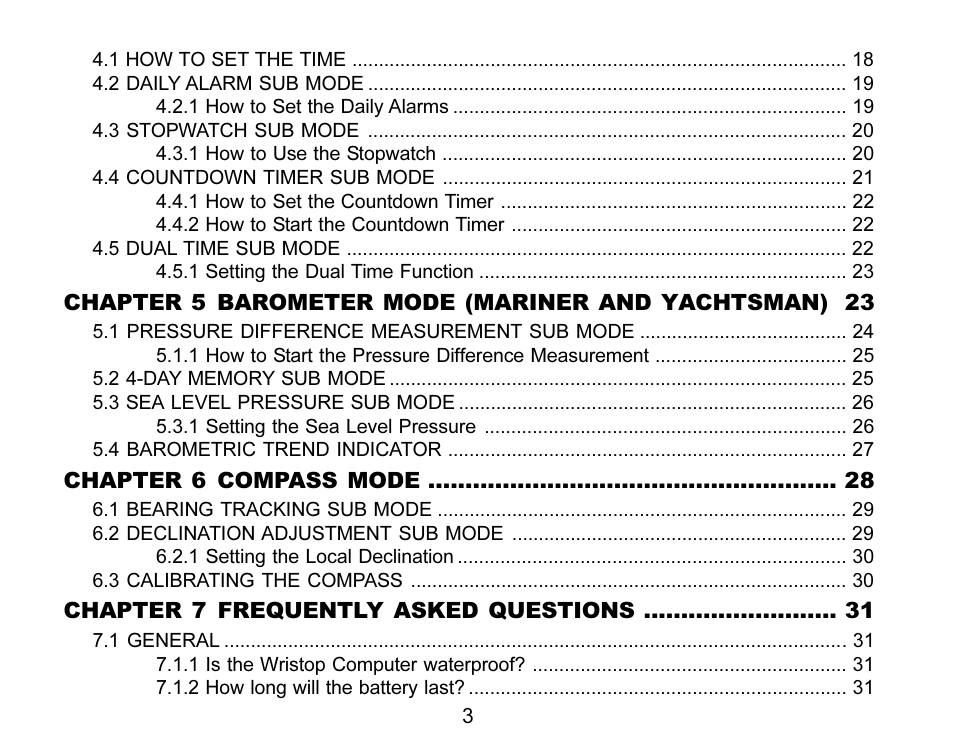 SUUNTO MARINER | REGATTA | YACHTSMAN User Manual | Page 10 / 288