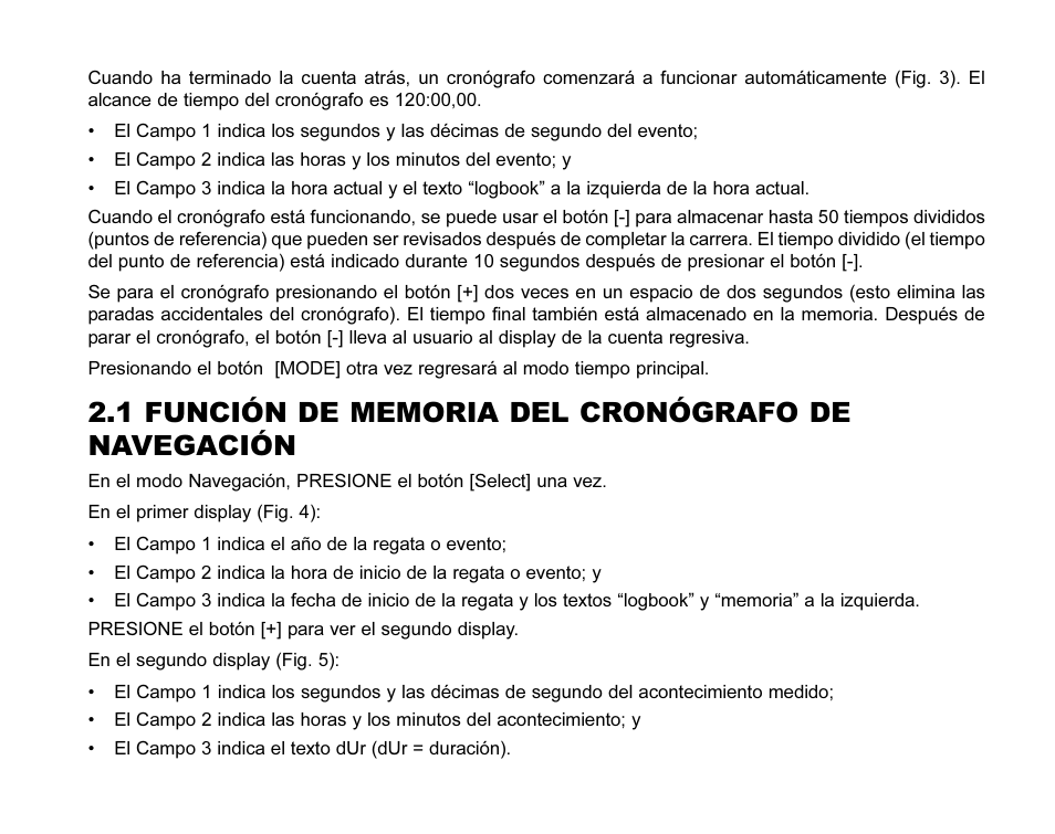 SUUNTO MARINER | REGATTA | YACHTSMAN User Manual | Page 127 / 288