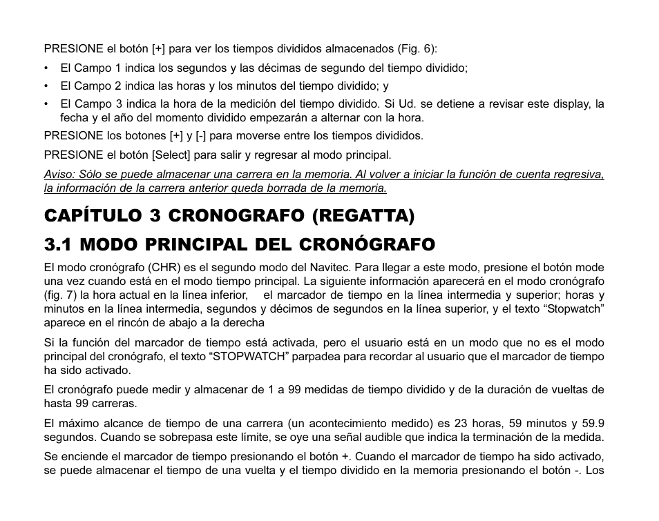 SUUNTO MARINER | REGATTA | YACHTSMAN User Manual | Page 128 / 288