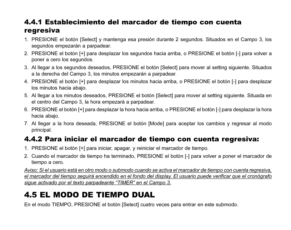 5 el modo de tiempo dual | SUUNTO MARINER | REGATTA | YACHTSMAN User Manual | Page 137 / 288