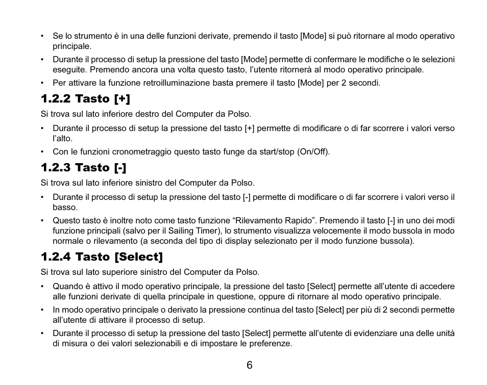 2 tasto, 3 tasto, 4 tasto [select | SUUNTO MARINER | REGATTA | YACHTSMAN User Manual | Page 158 / 288